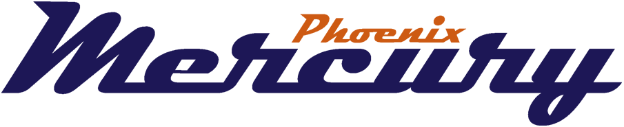 Phoenix Mercury 2011-Pres Wordmark Logo iron on paper